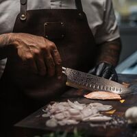 Akio Japanese Olive Ground Chef’s Knife 21 cm Black