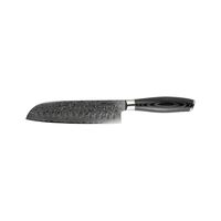 Akio Japanese Olive Ground Santoku Knife 18 cm Black