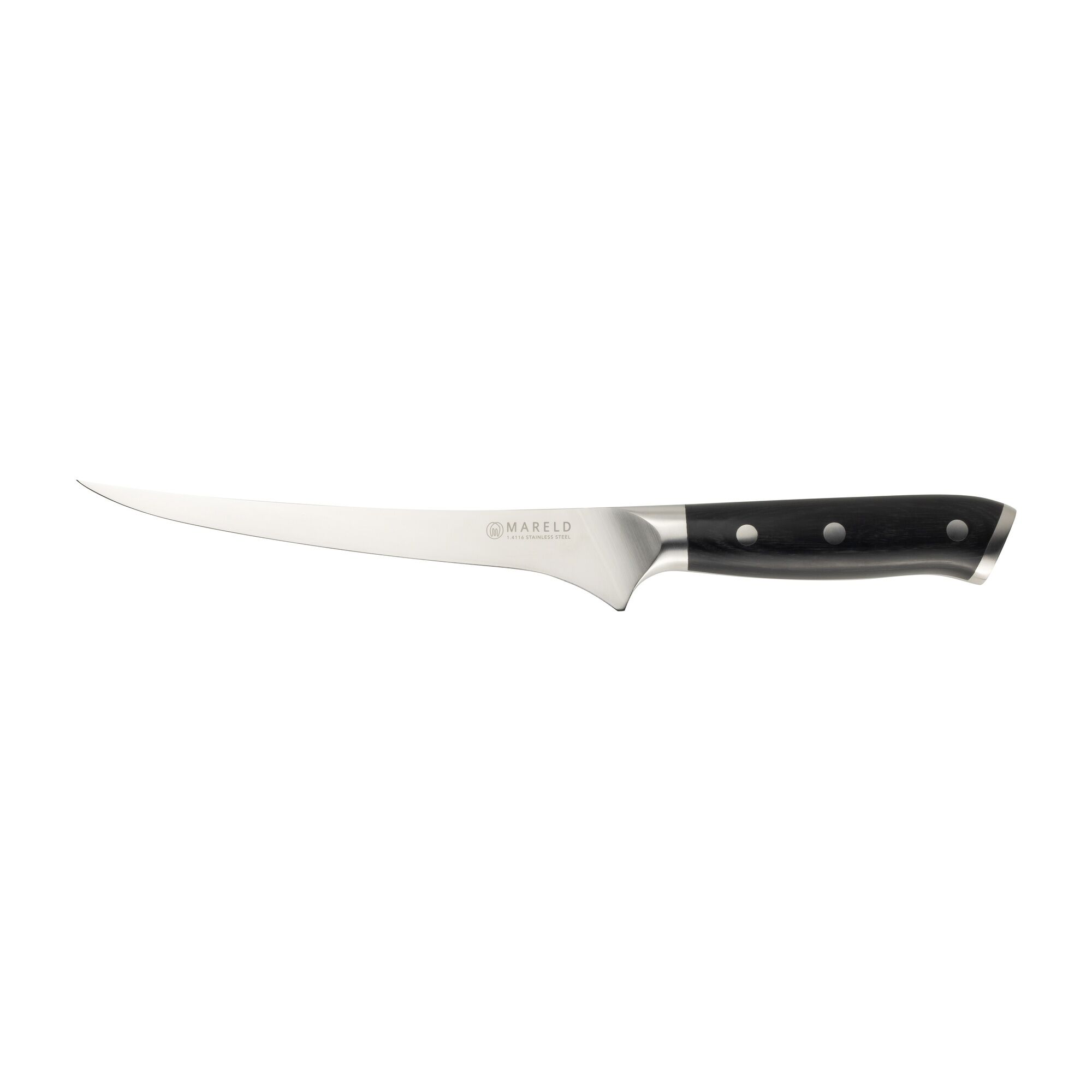 European Couteau à Filet 19 cm Noir