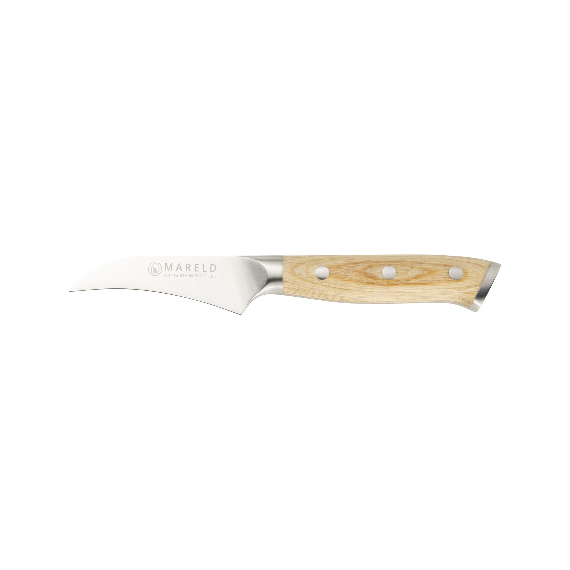 European Couteau D’office 7 cm Bois Clair