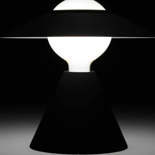 Fante Bordlampe Sort