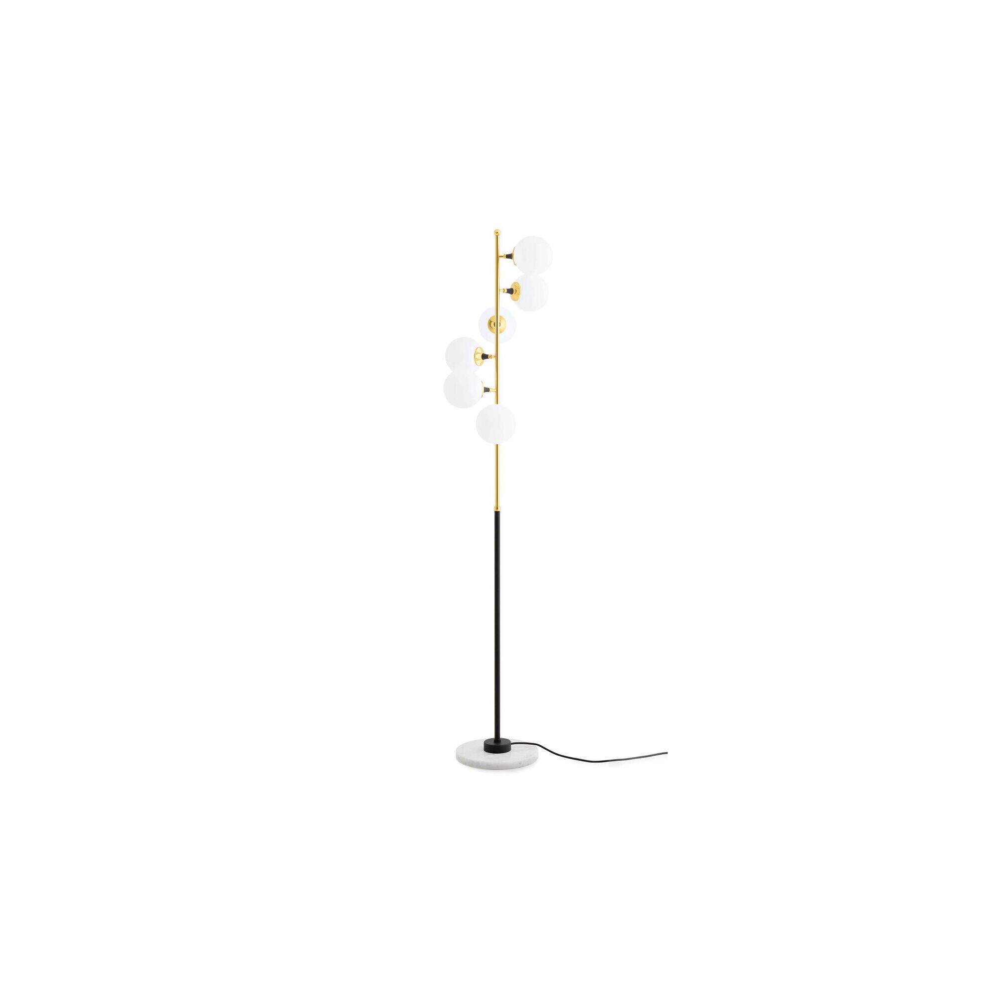 Galassia Golvlampa Guld/ Vit