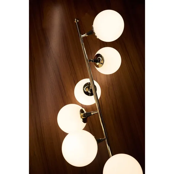 Galassia Vloerlamp Goud/ Wit
