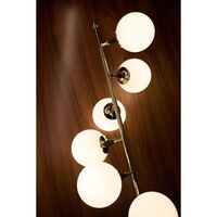 Galassia Vloerlamp Goud/ Wit