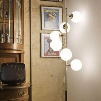 Galassia Vloerlamp Goud/ Wit
