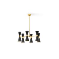 Megafono Pendel 12 Guld/Sort/Ivory