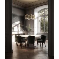 Megafono Pendel 12 Guld/Sort/Ivory
