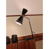 Megafono Table Lamp 2 Gold/ Black/Ivory