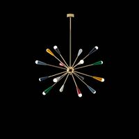 Sputnik Pendelleuchte 16 Gold/Multi