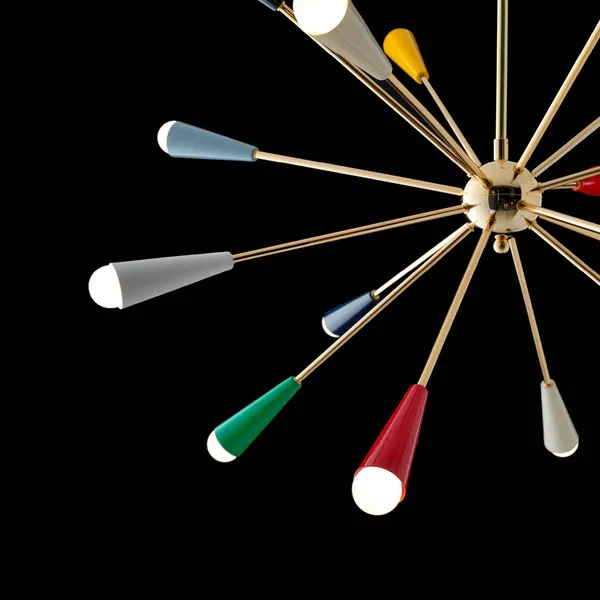 Sputnik Pendelleuchte 16 Gold/Multi