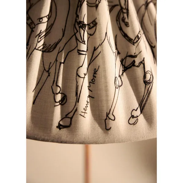 Tynell Collection 9602 Garro Éditions Floor Lamp Brass/Harigey Circus Horses