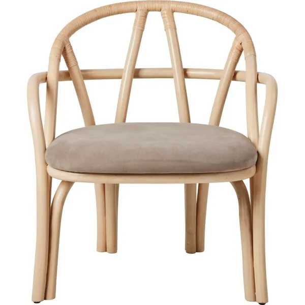 Sillón Bistra Ratán Lacado Natural/Fustagno Limonta 002