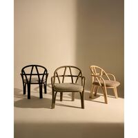 Sillón Bistra Ratán Lacado Natural/Fustagno Limonta 002