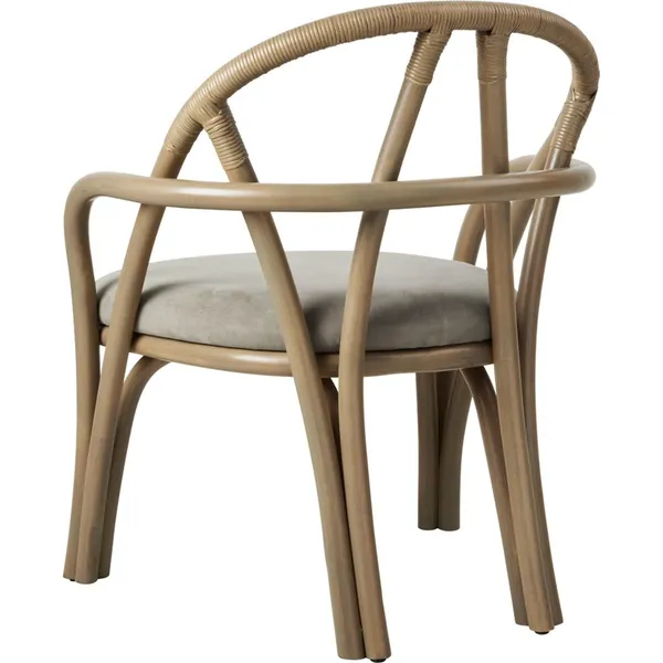 Bistra Fauteuil Rotin Teinté Olive/Fustagno Limonta 003