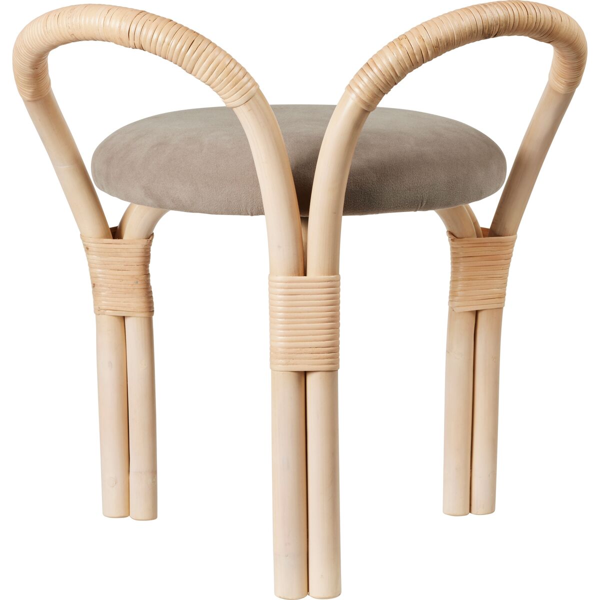 Bistra Tabouret Rotin Laqué Naturel/Fustagno Limonta 002