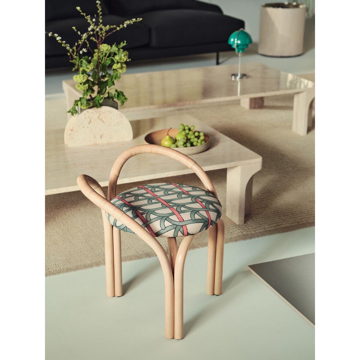 Bistra Kruk Olijfgebeitst rotan/Fustagno Limonta 003