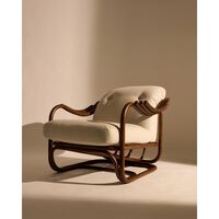 Poltrone Tria Sessel Dunkles Rattan/Reales Limonta 001