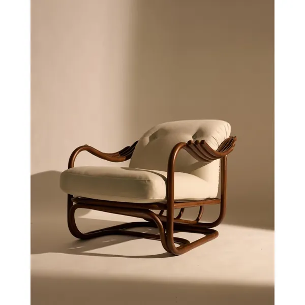 Poltrone Tria Fauteuil Donker Rotan/Reales Limonta 001