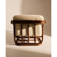 Poltrone Tria Sessel Dunkles Rattan/Reales Limonta 001