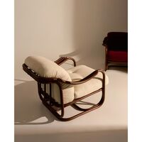 Poltrone Tria Sessel Dunkles Rattan/Reales Limonta 001