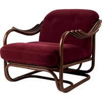 Poltrone Tria Fauteuil Donker Rotan/Fuestagno Limonta 006