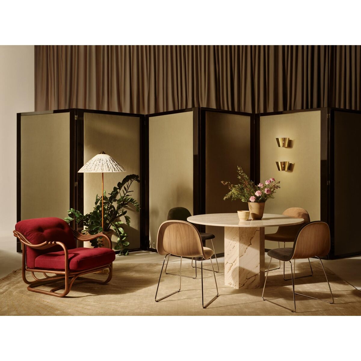 Poltrone Tria Fauteuil Donker Rotan/Fuestagno Limonta 006