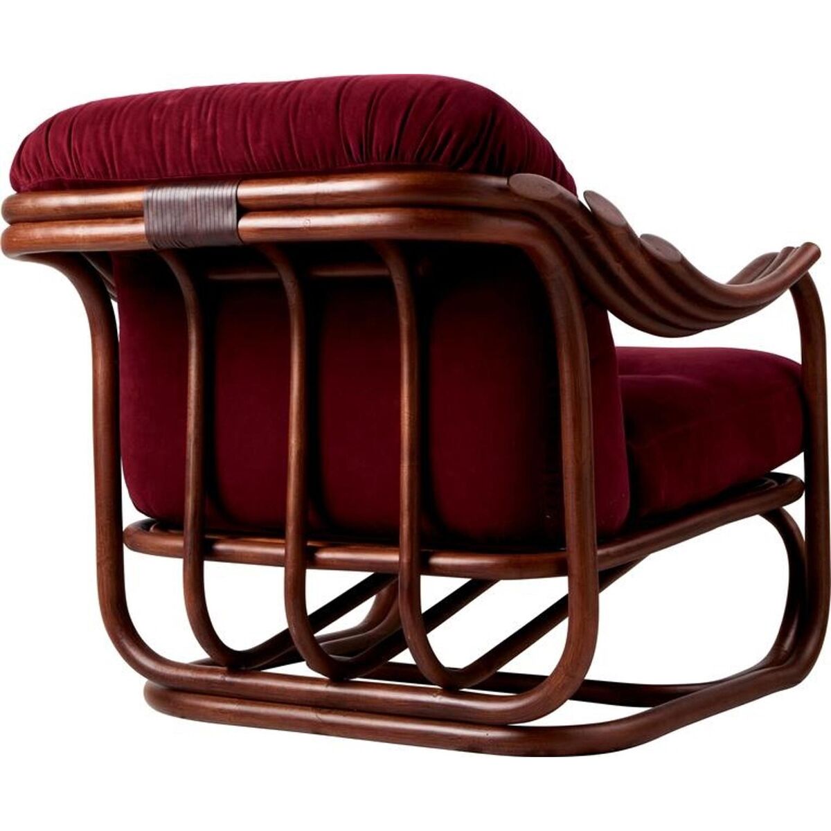 Poltrone Tria Fauteuil Donker Rotan/Fuestagno Limonta 006