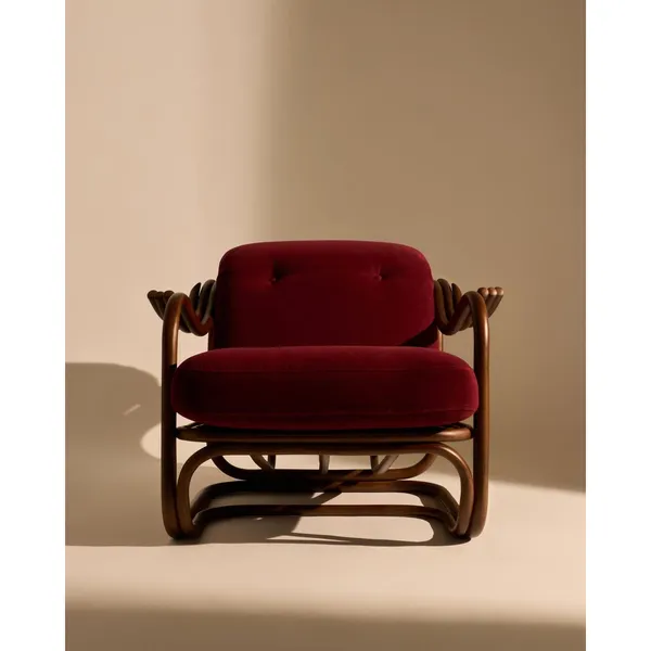 Poltrone Tria Armchair Dark Rattan/Fuestagno Limonta 006