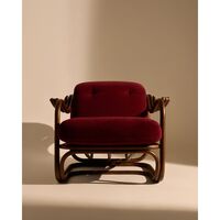 Poltrone Tria Fauteuil Donker Rotan/Fuestagno Limonta 006