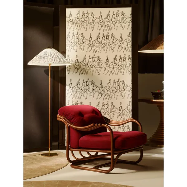 Poltrone Tria Armchair Dark Rattan/Fuestagno Limonta 006