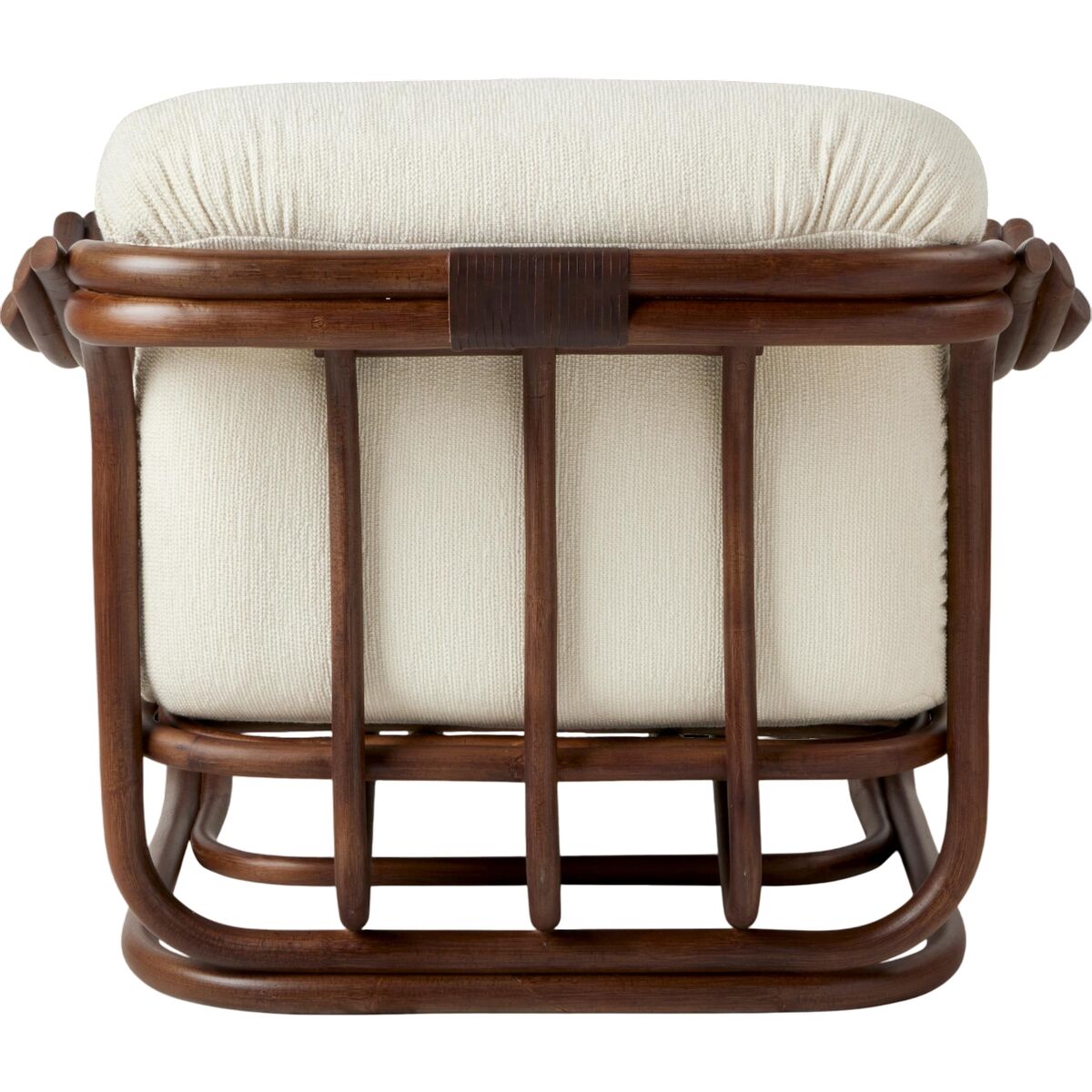 Sillón Poltrone Tria Ratán Oscuro/Bouclé 001
