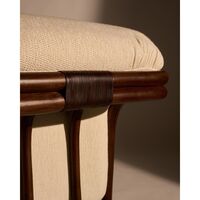 Sillón Poltrone Tria Ratán Oscuro/Bouclé 001