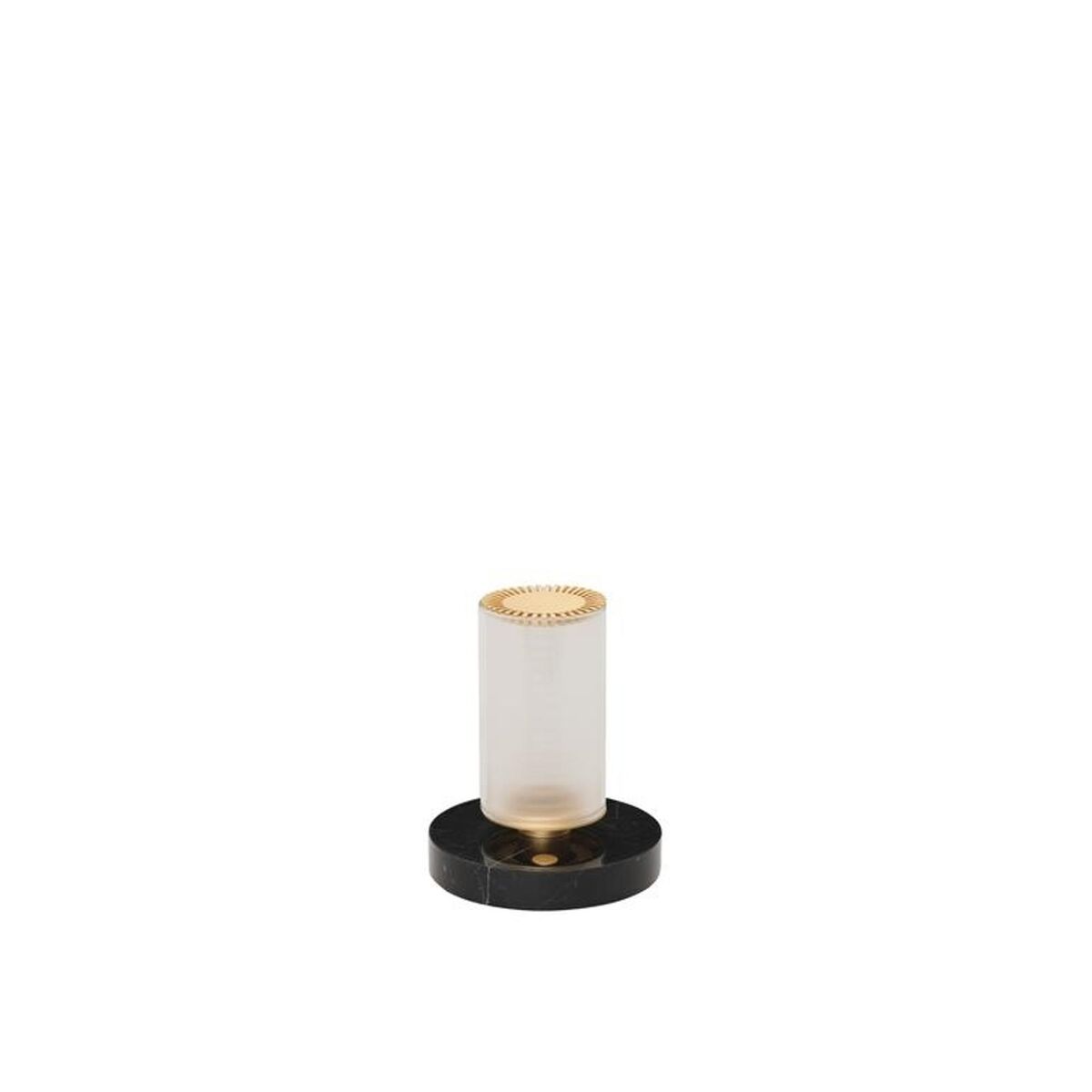 Lampa Przenośna DCWédtions La Lampe Frechin Złota/ Czarny Marmur