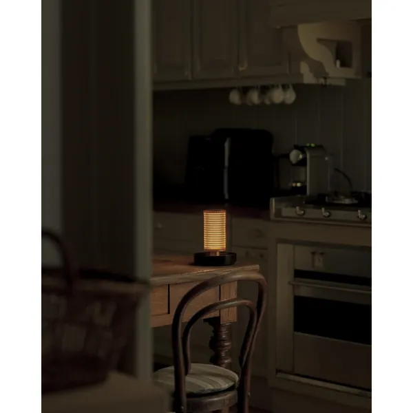 DCWédtions La Lampe Frechin Portable Lamp Gold/ Black Marble