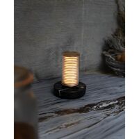 Lampa Przenośna DCWédtions La Lampe Frechin Złota/ Czarny Marmur
