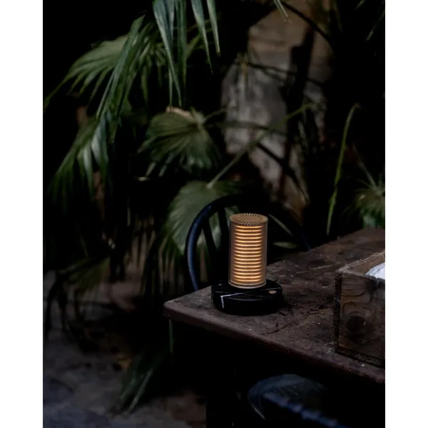 DCWédtions La Lampe Frechin Portable Lamp Gold/ Black Marble