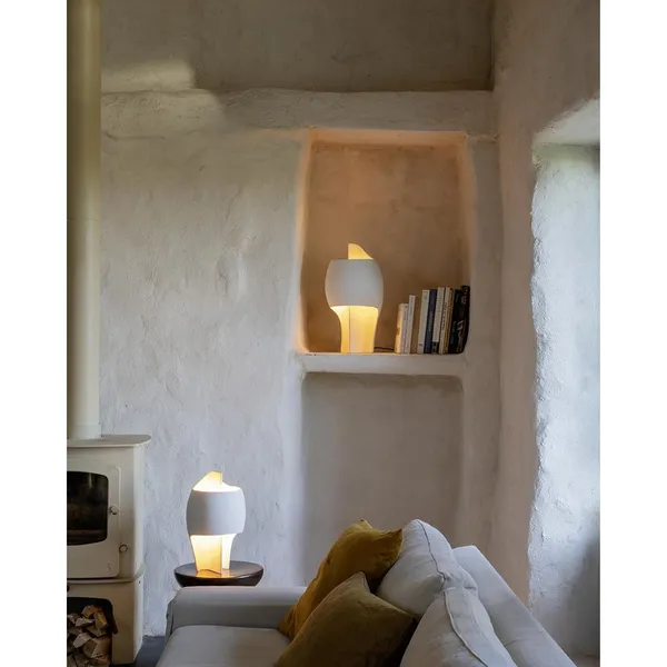 DCWédtions Grande B Table Lamp Gypsum/ Aluminum