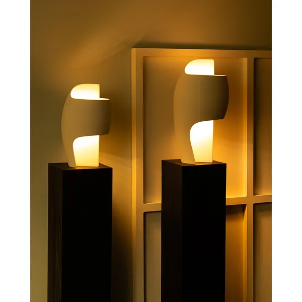 DCWédtions Grande B Table Lamp Gypsum/ Aluminum