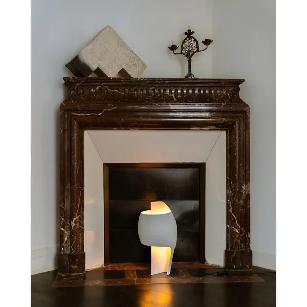 DCWédtions Grande B Table Lamp Gypsum/ Aluminum