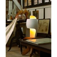 DCWédtions Grande B Tischlampe Gips/ Aluminium