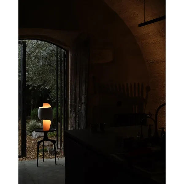 DCWédtions Grande B Table Lamp Gypsum/ Aluminum