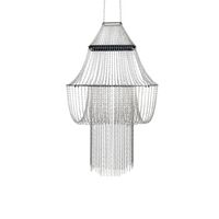 DCWédtions Lampe C Pendel Rustfri Stål/Sort