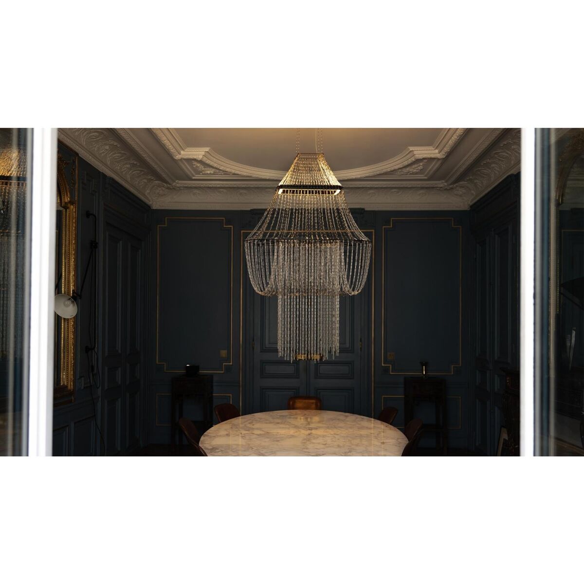 DCWédtions Lampe C Pendel Rustfri Stål/Sort