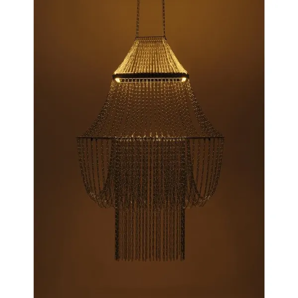 DCWédtions Lampe C Pendelleuchte Edelstahl/ Schwarz