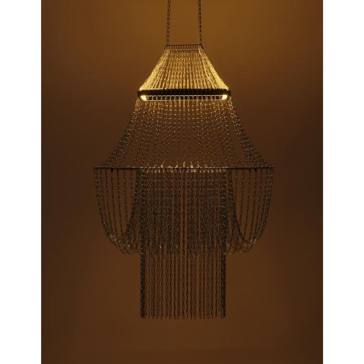 DCWédtions Lampe C Pendel Rustfri Stål/Sort