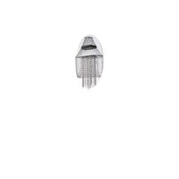 DCWédtions Lamp C Vegglampe Rustfritt Stål/ Sort