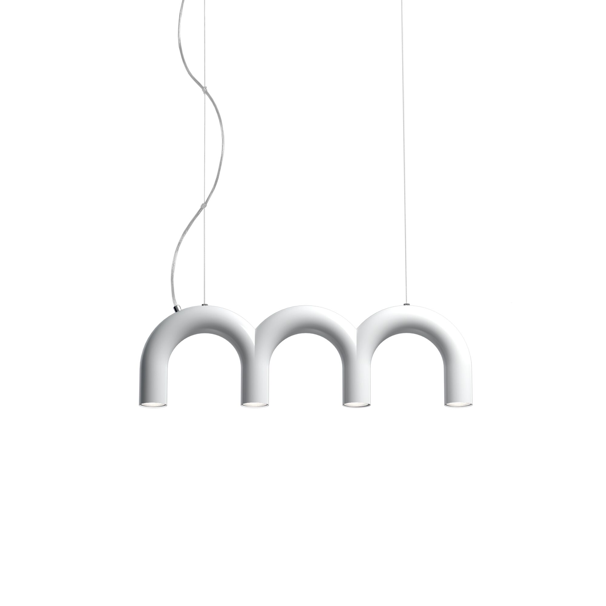 Arch Triplette Taklampa Vit