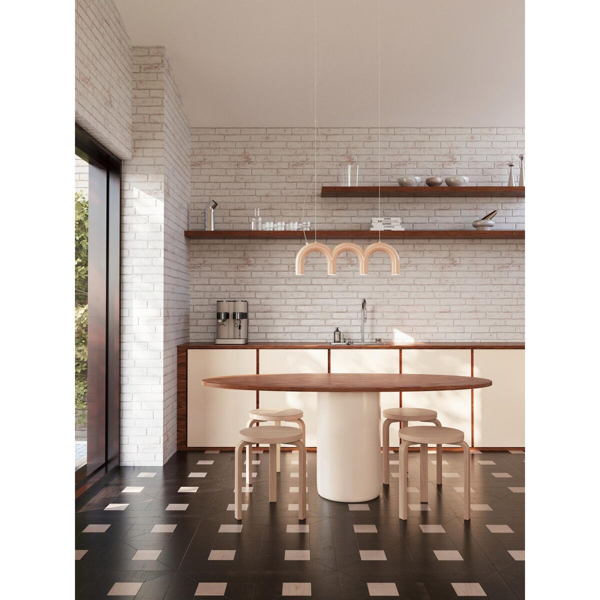 Arch Triplette Hanglamp Blauw