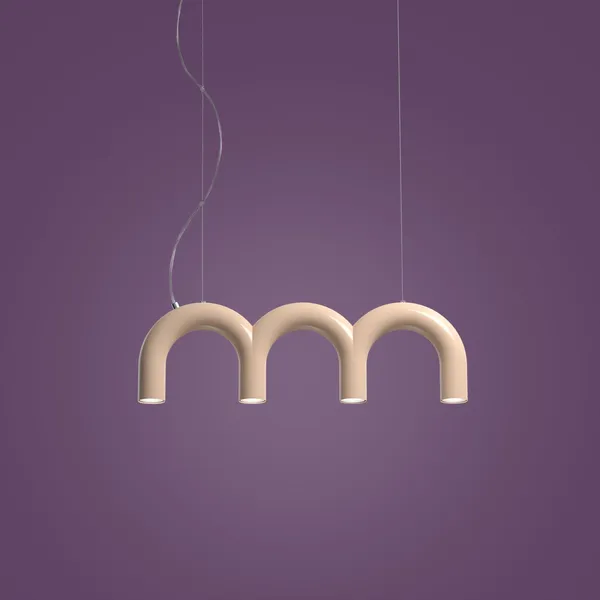 Arch Triplette Pendelleuchte Nude