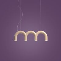 Arch Triplette Pendelleuchte Nude